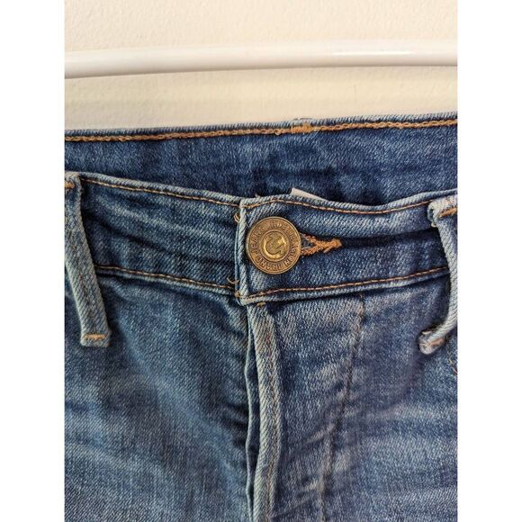 Tru Religion Scout Boyfriend Mullet Hem Short Denim Cutoff Shorts - Size 26 - Picture 5 of 11